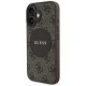 Guess 4G Circle Classic Logo MagSafe dėklas telefonui iPhone 16, rudas