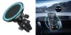 Choetech MagSafe magnetinis automobilinis telefono laikiklis į ventiliaciją, juodas