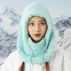 Slidinėjimo balaklava Qunature Arctic Velvet, M dydis, mėtų spalva