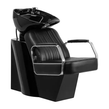 Barber Backwash Unit Gabbiano Patrizio Black