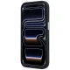 Karl Lagerfeld Ring Stand 360 Karl Head Pin MagSafe dėklas iPhone 18 Pro / 17 Pro, juodas