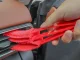 Automobilio valymo ir detalizavimo rinkinys su šepetėliais ir krepšiu, raudonas/juodas