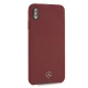 Mercedes dėklas iPhone Xs Max telefonui Silicone Line, raudonas