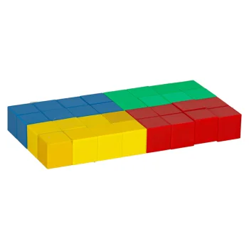 Magnetinės kaladėlės kubeliai 32 vnt.
