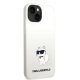 Karl Lagerfeld Silicone Choupette MagSafe dėklas, skirtas iPhone 14 Plus, Baltas