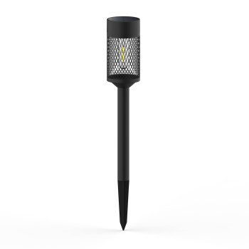 Forever Light SUNARI FLS-15 LED Solar Garden Lamp, Black