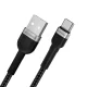 Wozinsky WNBAC2 USB-A į USB-C laidas, 2.4A, 2m, Juodas