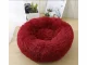 Pliušinis gultas dideliems šunims ir katėms, 80 cm, bordo