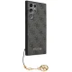 „Guess 4G Charms“ dėklas, skirtas Samsung Galaxy S24 Ultra, juodas