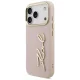 Karl Lagerfeld Karl Script Logo dėklas iPhone 17 Pro, rožinis