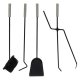 Kaminer 25971 metalinis židinio įrankių rinkinys, 5-in-1