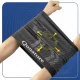 Sportinė kaklaskarė Qunature 11230014002, daugiafunkcė bandana, juoda