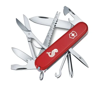Victorinox Fisherman lenktinis peilis žvejams, raudonas