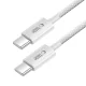 Tech-Protect Ultraboost Lite USB-C laidas 60W 3A 100 cm, pilkas