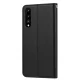 Huawei P20 2018 (EML-L29) atverčiamasis dėklas, juodas