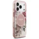 Guess IML Flower & Tonal Circle MagSafe case for iPhone 18 Pro Max and 17 Pro Max, pink