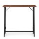 Modernhome sulankstomas rašomasis stalas, 80x45 cm, tamsus riešutas