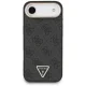 Guess 4G Triangle Logo MagSafe dėklas telefonui iPhone Air, juodas ir auksinis