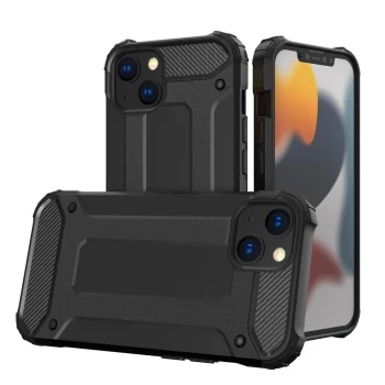 Hybrid Armor Case for iPhone 14 Plus, Black