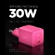 Spigen Essential EE301EU 30W USB-C įkroviklis, rožinis
