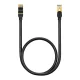 Baseus Speed Seven RJ45 Cat7 Network Cable 10Gbps, 1m, Black