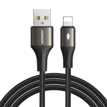 USB to Lightning Cable Joyroom SA25-AL3 3A 1.2m, Black
