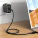 Acefast C7-03 USB-C į USB-C laidas su ekranu 100W 1.2m juodas