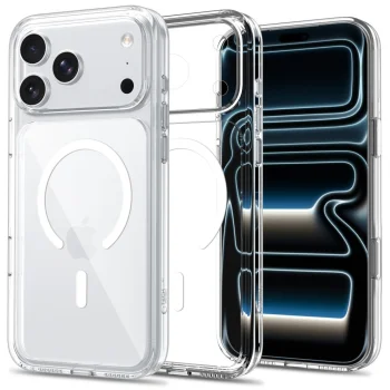 Dėklas Tech-Protect Flexair Hybrid CC MagSafe skirtas iPhone 17 Pro / 18 Pro, skaidrus