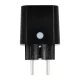 Išmanusis lizdas Shelly Plug M Gen3, Wi-Fi, Bluetooth, Matter, juodas
