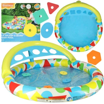 Bestway 52378 Inflatable Baby Pool with Shape Sorter, 120 cm