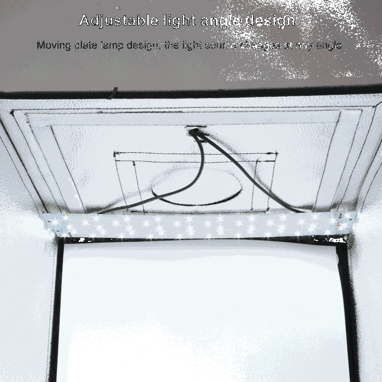 Fotostudijos palapinė Puluz PU5040EU 40cm, LED 2400 lm