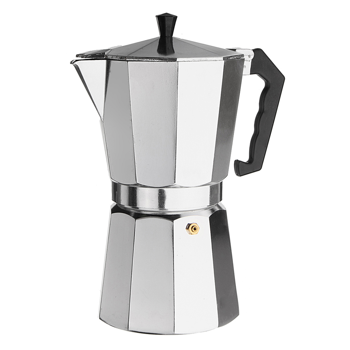 Moka Pot Espresso Coffee Maker 600ml, Silver