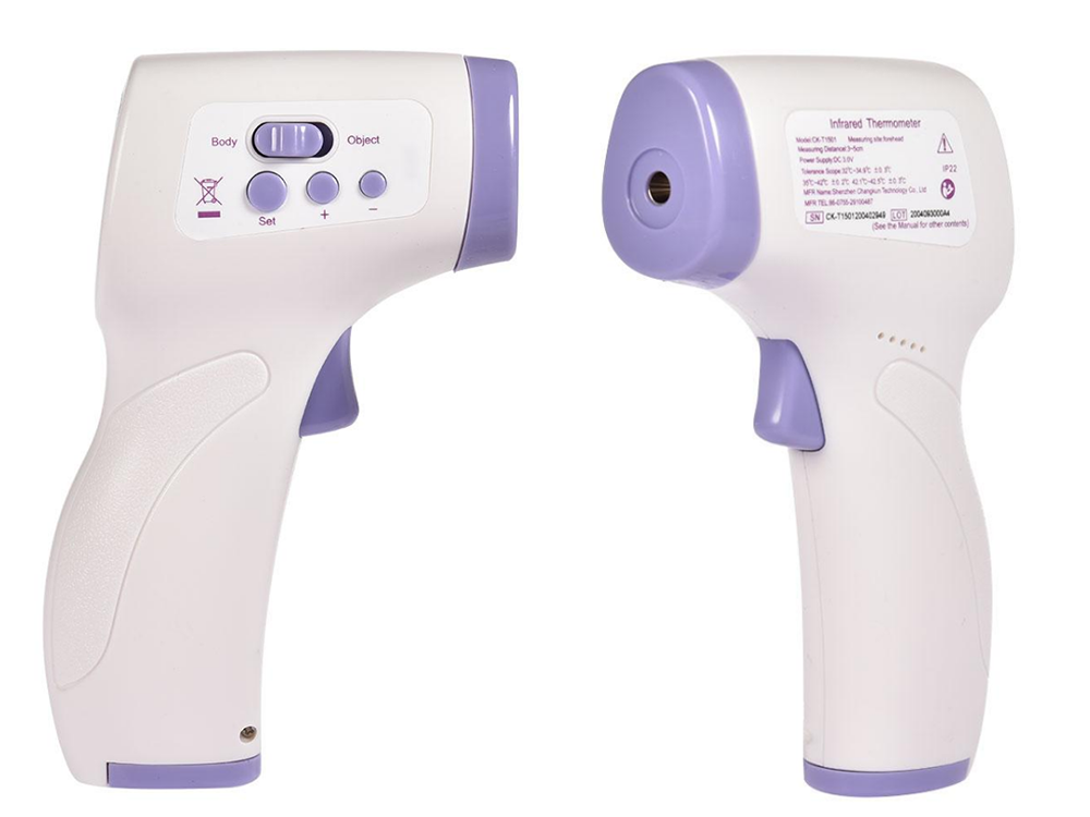 2-in-1 Non-Contact Infrared Thermometer