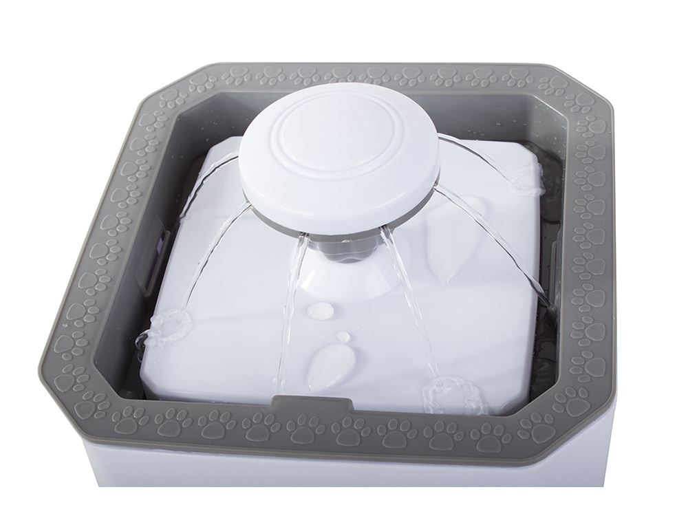 Automatinė gertuvė - fontanas katėms ir šunims, balta, 2.5L