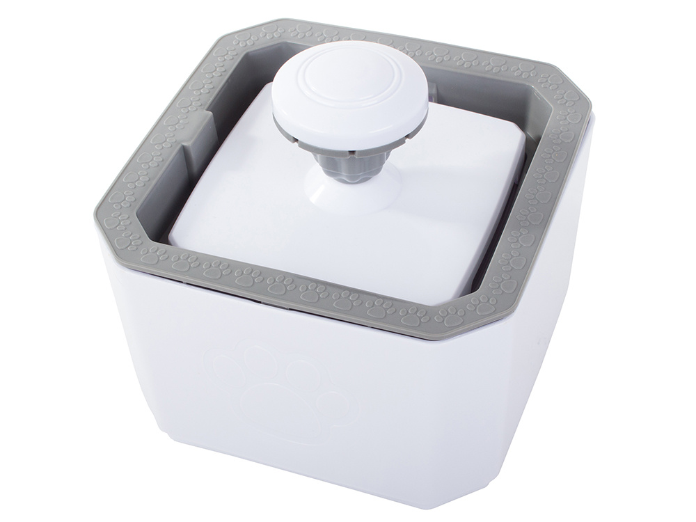 Automatinė gertuvė - fontanas katėms ir šunims, balta, 2.5L