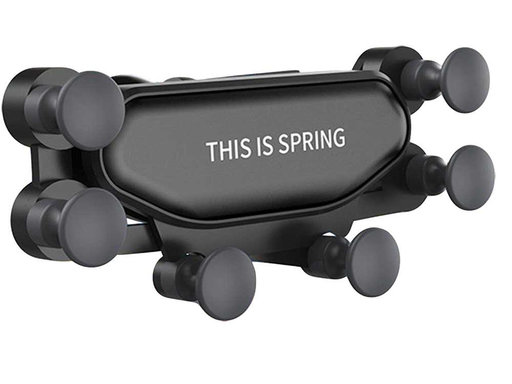 Gravity Car Phone Holder for Air Vent Black