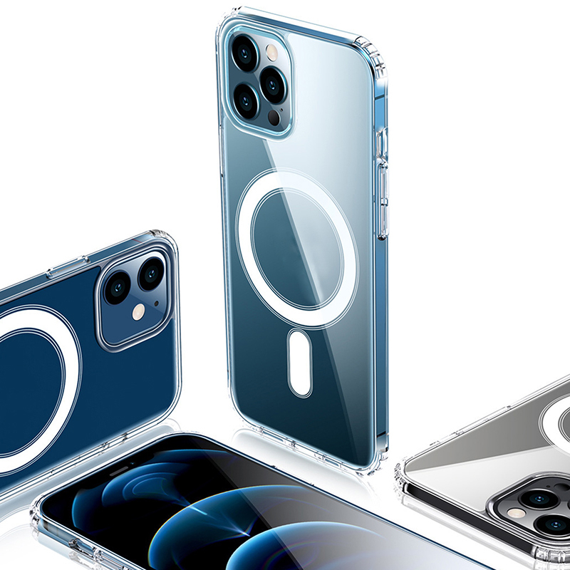Tfo Anti Shock Mag dėklas, skirtas Apple iPhone 16 Pro Max, skaidrus