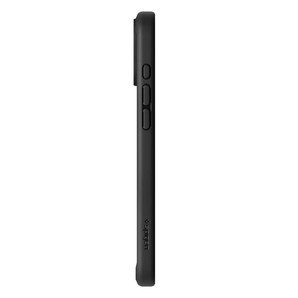 Dėklas Spigen Ultra Hybrid, skirtas iPhone 16, matinės juodos spalvos
