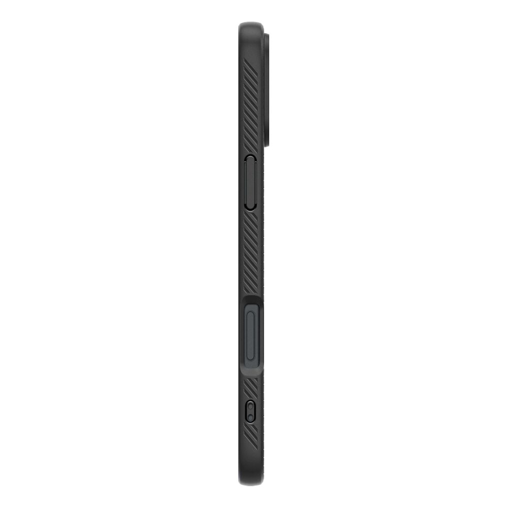 Dėklas Spigen Liquid Air, skirtas Apple iPhone 16, juodas