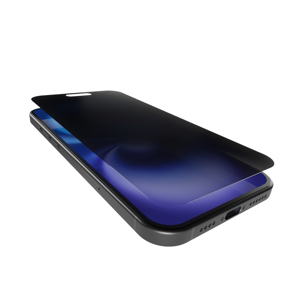 Puro Privacy apsauginis stiklas, skirtas Apple iPhone 16 Pro Max / 15 Pro Max