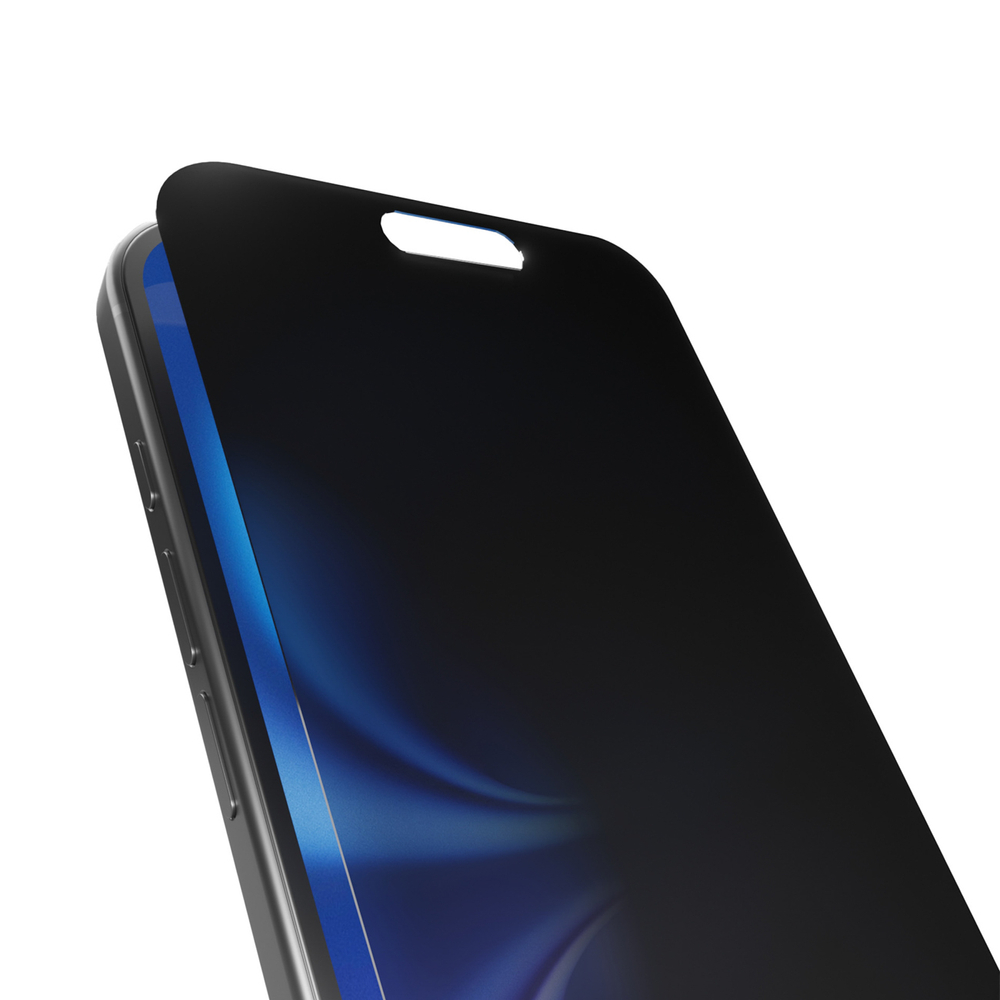 Puro Privacy apsauginis stiklas, skirtas Apple iPhone 16 Pro Max / 15 Pro Max