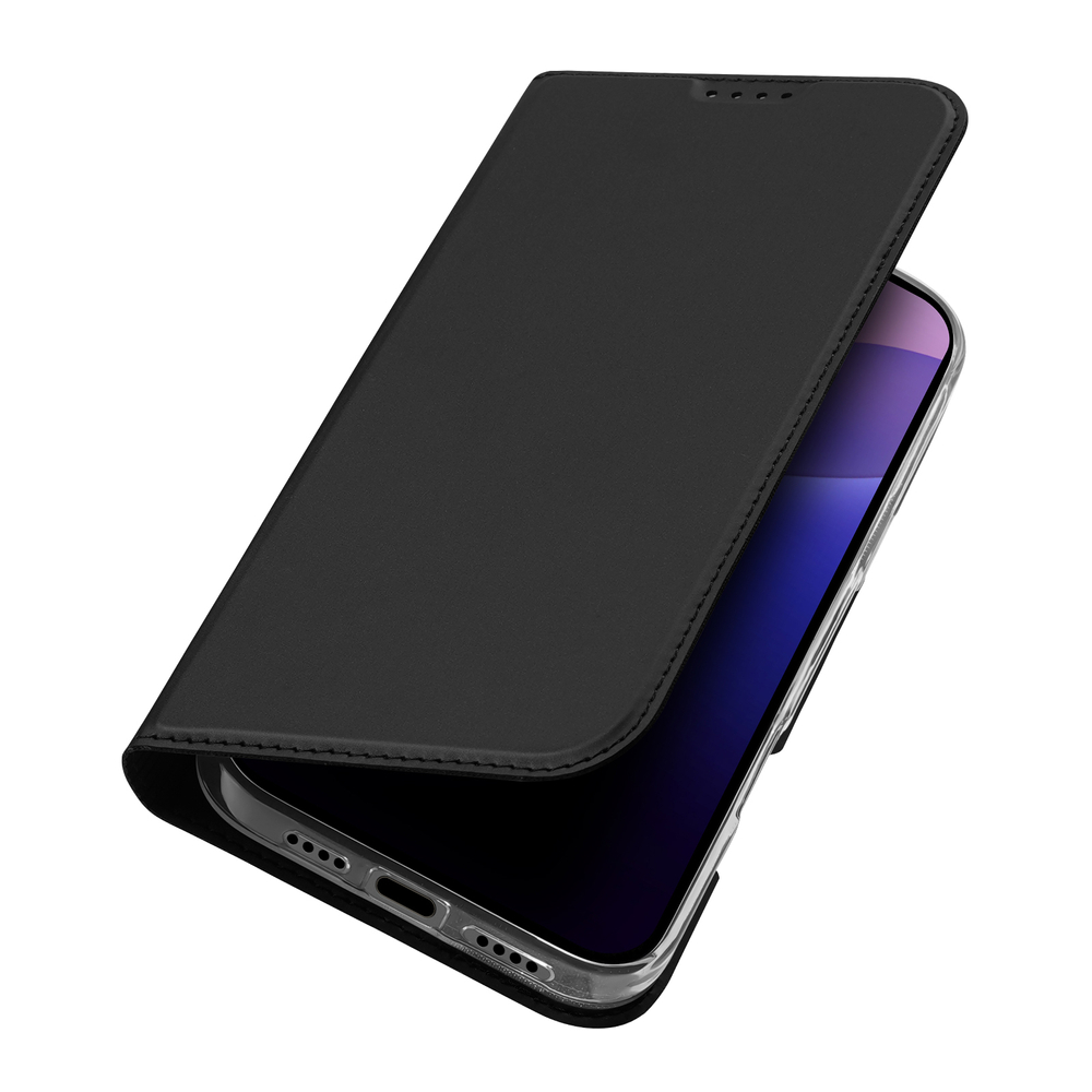 Dux Ducis Skin Pro knygutės tipo dėklas iPhone 16 Pro, juodas
