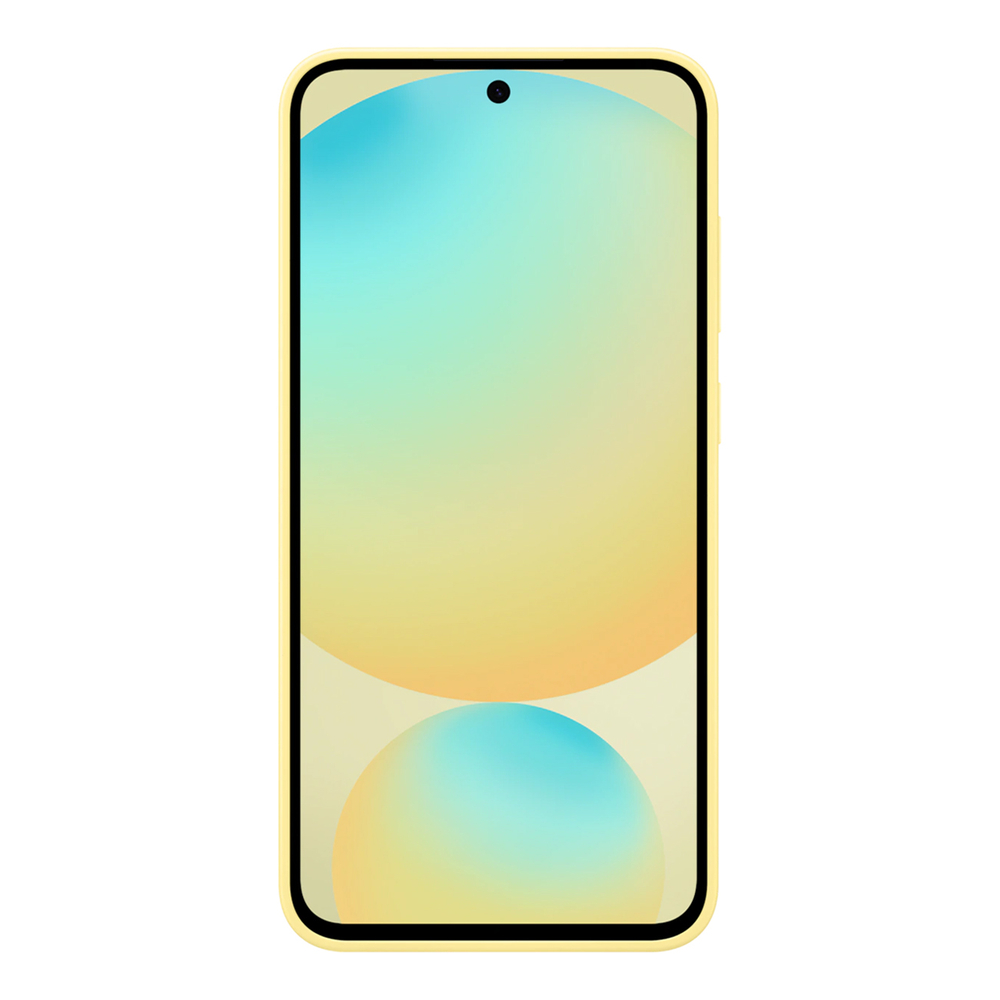 Original Samsung Galaxy S24 FE ( SM-S721B/DS ) Silicone Cover Gel Case, Yellow (EF-PS721CYEGWW)