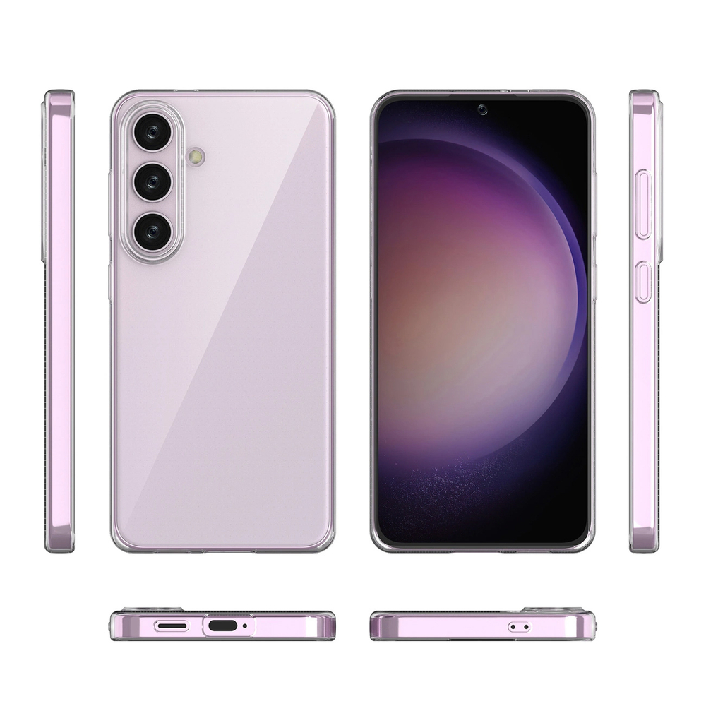 Hurtel Ultra Clear dėklas, skirtas Samsung Galaxy M55, skaidrus