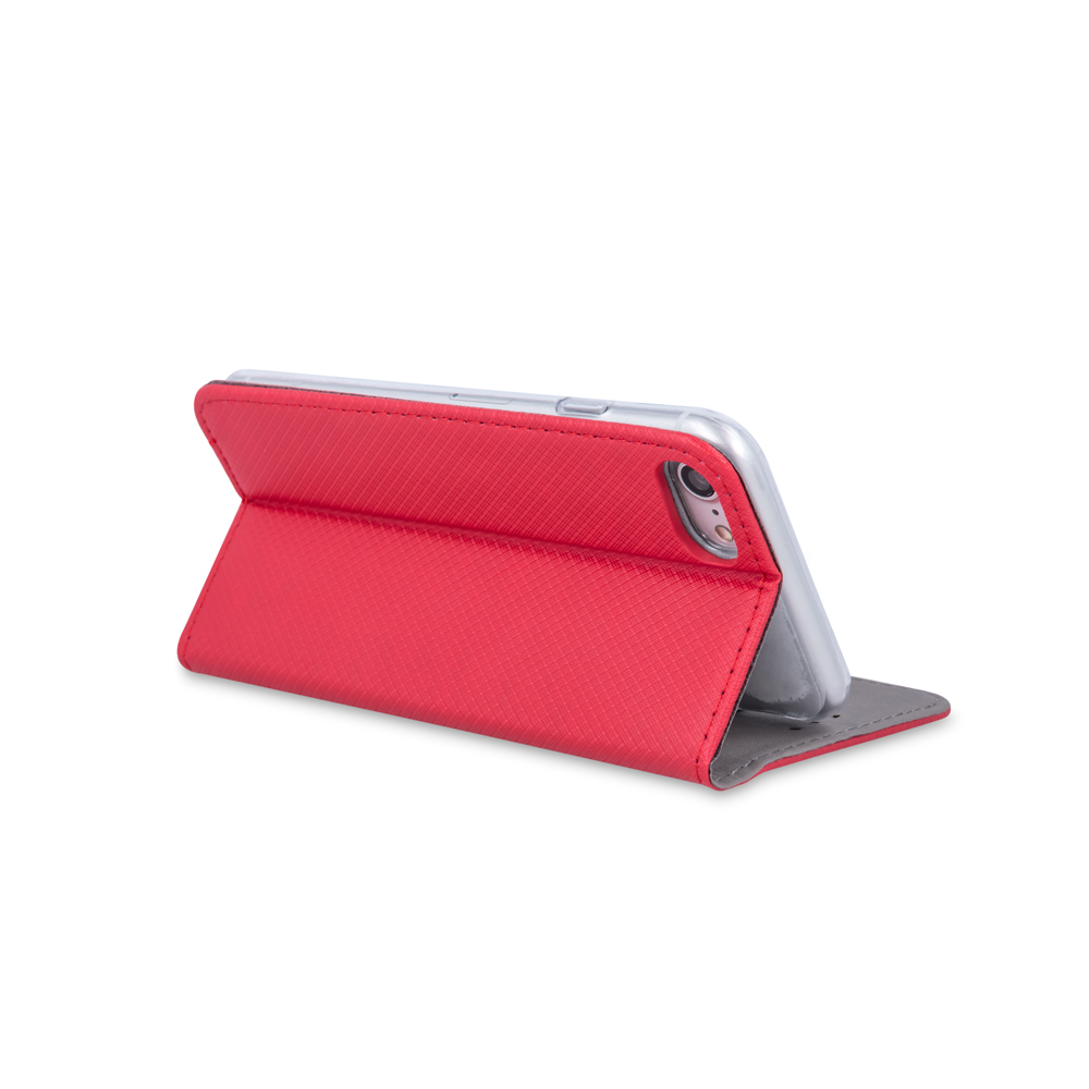 TFO Smart Magnet atverčiamas dėklas Samsung Galaxy S25 Plus, raudonas
