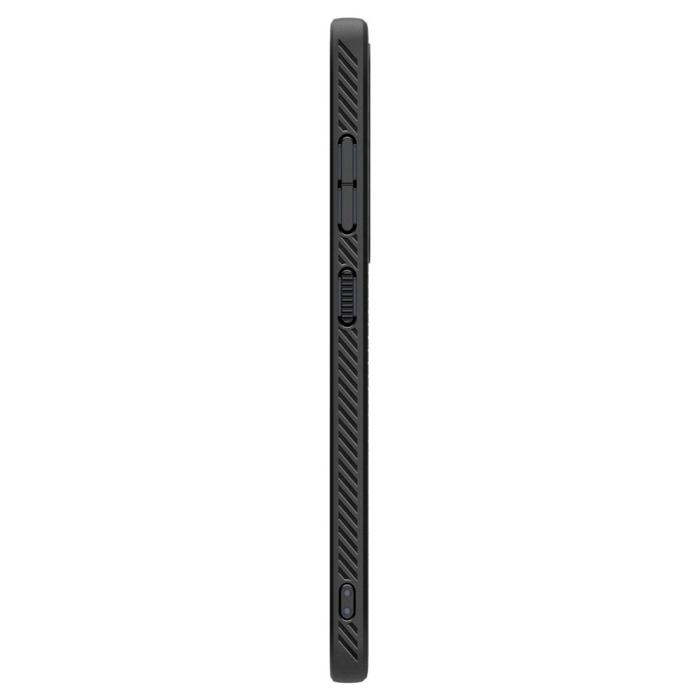 Spigen Liquid Air dėklas, skirtas Samsung Galaxy S25, juodas