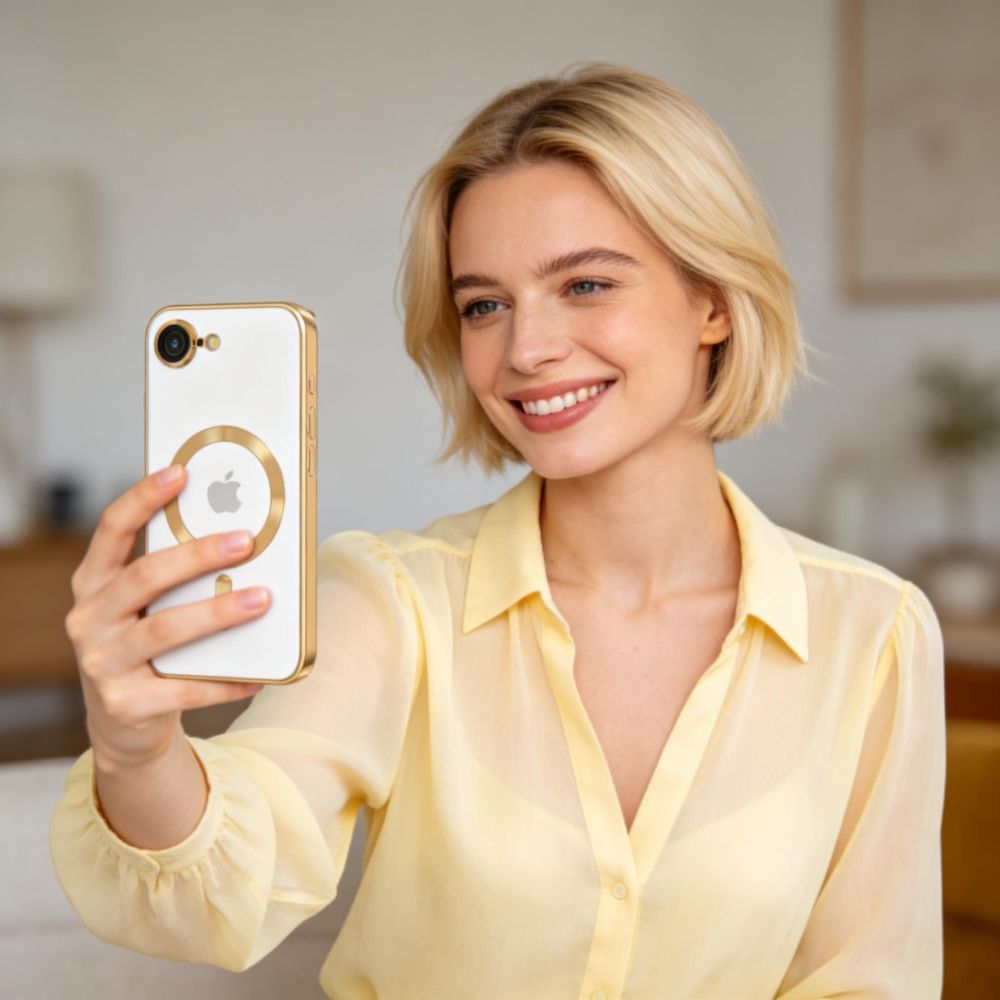 Tech-Protect MagFlex MagSafe dėklas iPhone 16e / 17e, Auksinis