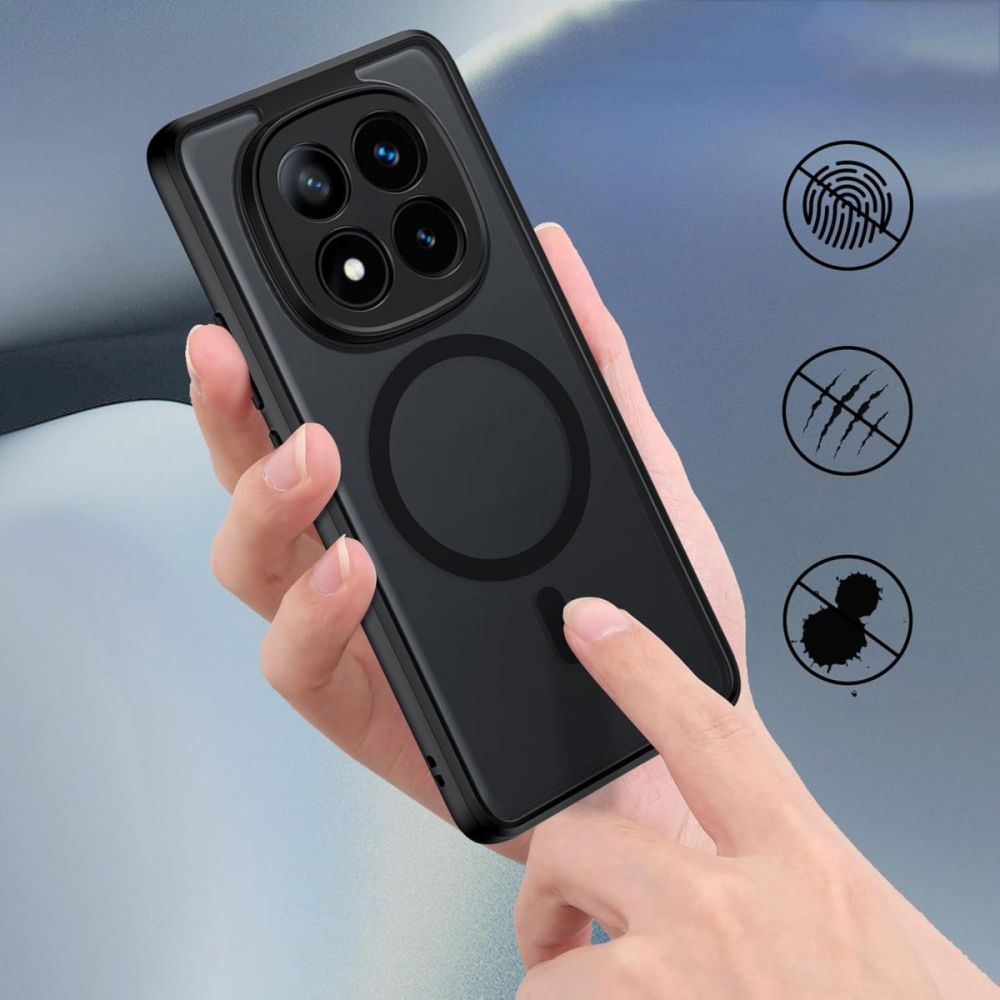 Tech-Protect Xiaomi Redmi Note 14 Pro 5G / Poco X7 5G Case MagMat MagSafe, Matte Black