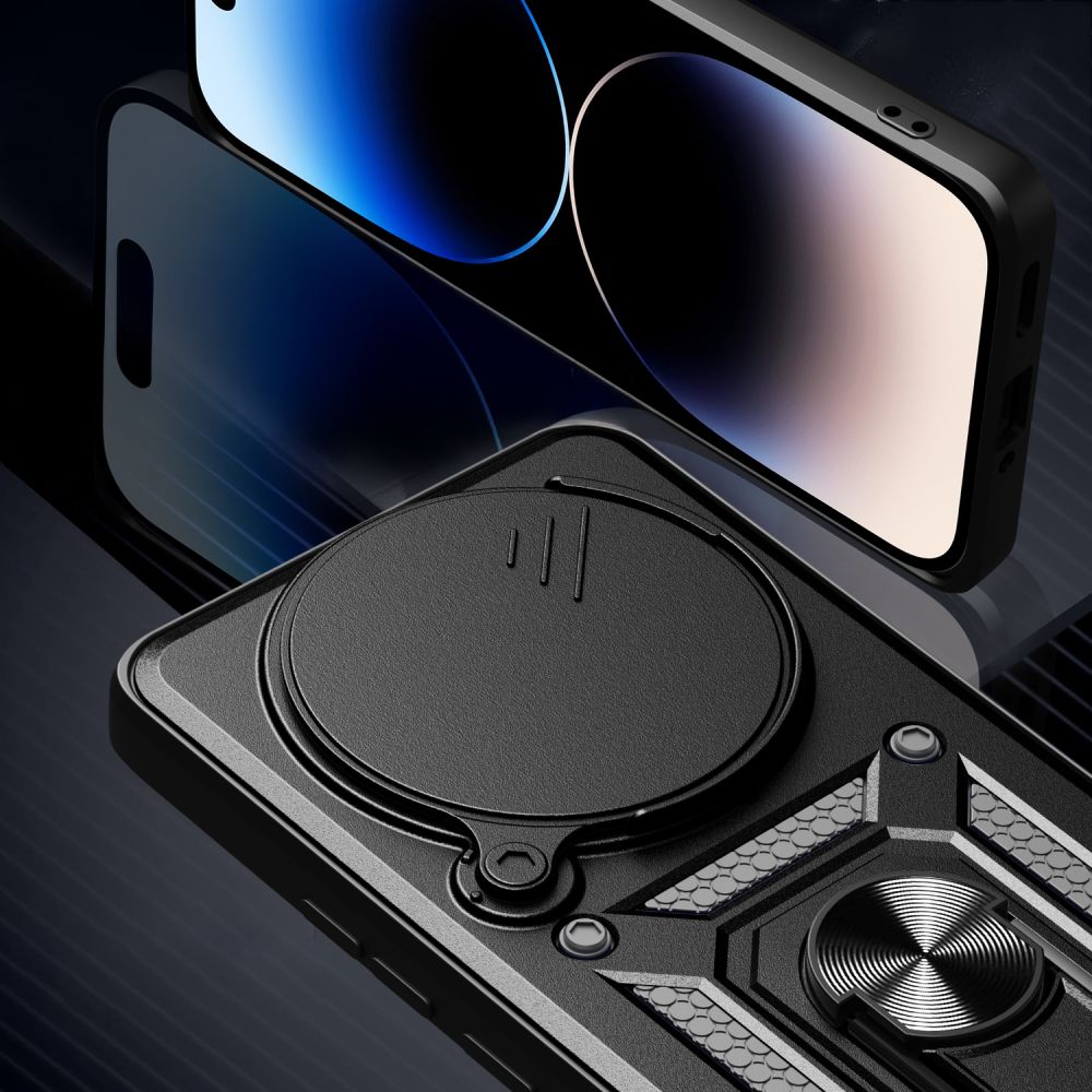Xiaomi Poco X7 / Redmi Note 14 Pro Tech-Protect CamShield Pro Case Cover, Black
