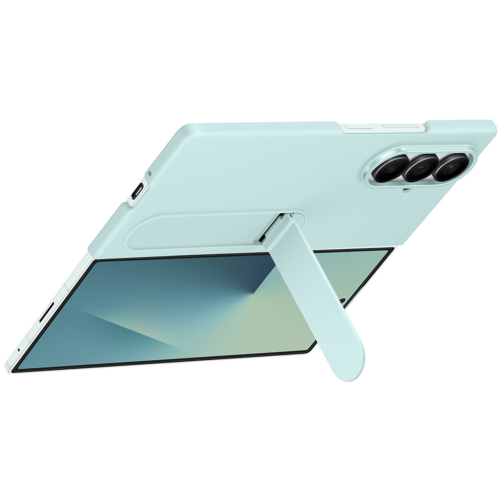 Originalus Samsung Galaxy Z Fold 7 silikoninis dėklas EF-MF966CMEGWW, šviesiai mėlynas